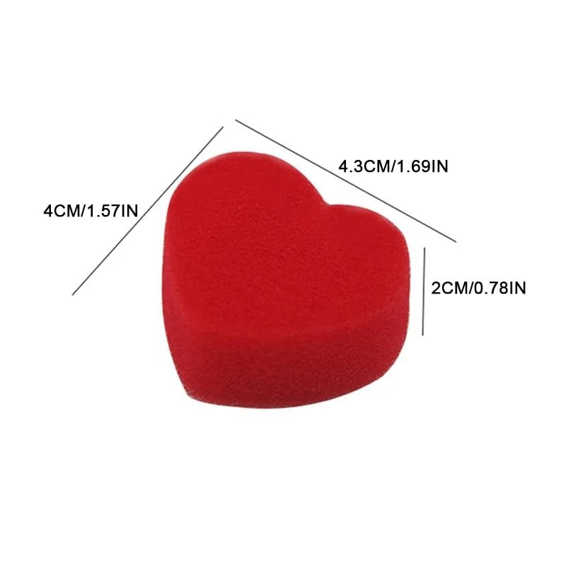 SUMAG 10 Pcs Sponge Hearts Magic, One to Two Magic