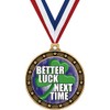 Crown Awards Gold Better Luck Next Time Medals - 2.5"