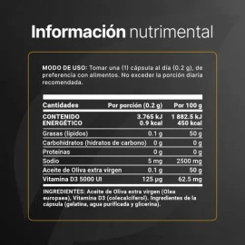 Vitamina D3 5000 Ui 300 Cápsulas B Life