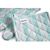 Oven Mitt & Potholder Set - Durable Heat Resistant Gloves
