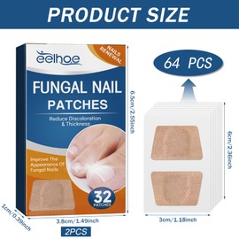 2 Packs Zehennagel Behandlung, Nagelgraben Reparaturpflaster, Spaltnagelreparatur Stärkende Nägel, Nagelgraben Reparaturpflaster für Beschädigte Nägel und das Erscheinungsbild Verfärbter Nägel