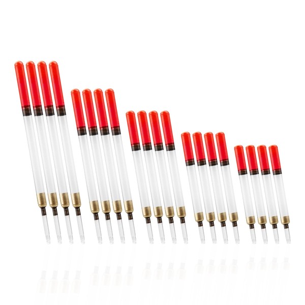Tabanzhe 20 PCS Fishing Floats Wagglers,Versatile Fishing Tackle Accessories,5 Size