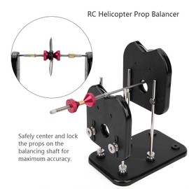 Prop Balancer, Prop Balancing Board RC Helicopter Multirotor Airplane Plastic and Metal Model Plane Prop Balancer Propeller Full Adjustable Support Prop Support Balancer with 26 Screw for Prop