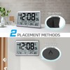 LFF Atomic Clock/Never Needs Setting, Digital Wall Clock with Indoor