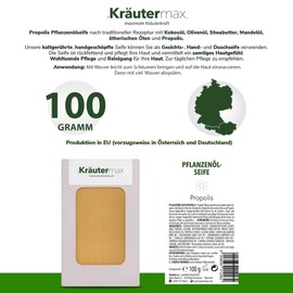 Kräutermax Propolis Vegetable Oil Soap 1 x 100 g