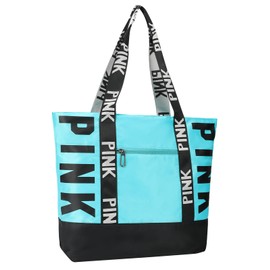 MOPERIL Travel Tote Bags for Women, Waterproof Beach Bag Spend the Night Bags for Women, Travel & Overnight Bag (Sky Blue)