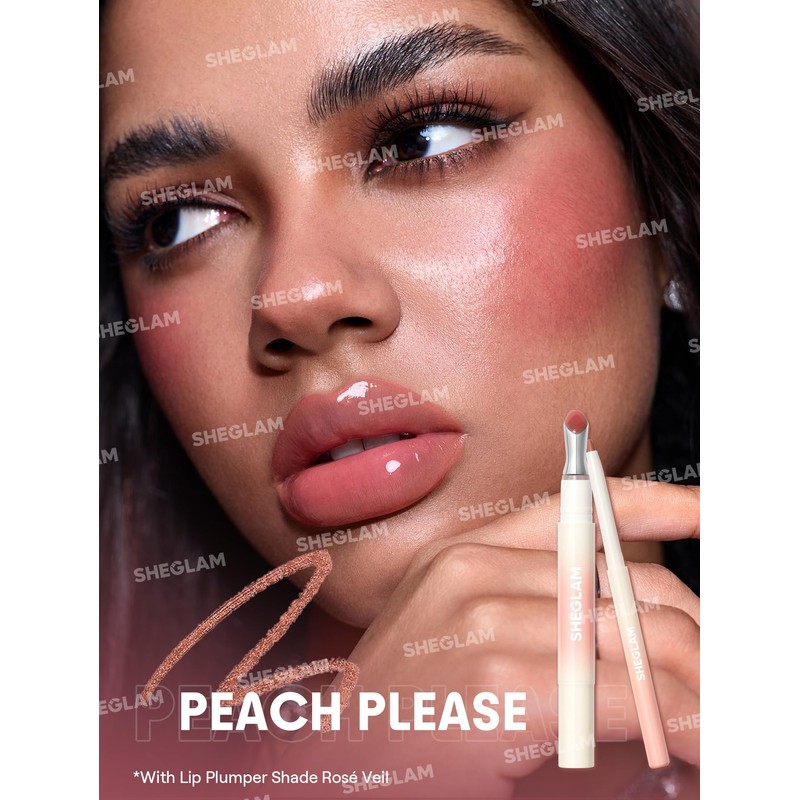 SHEGLAM Bold Booster Plumping Lip LinerPlumps & Moisturizes Cruelty-Free-Peach Please