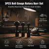 Sphere Rotary Burr, 5/8-11 Thread Ball Gouge Attachment for Wood