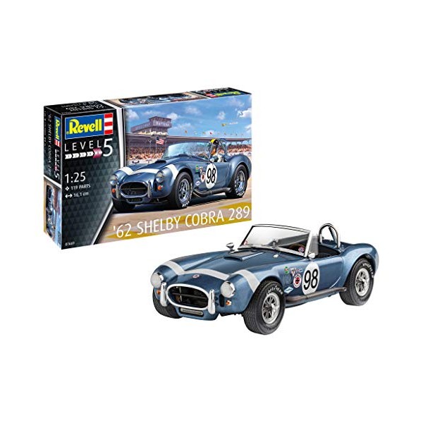 Revell 07669 '62 Shelby Cobra 289 1:25 Scale Unbuilt/Unpainted Plastic