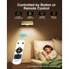 Battery Powered Wall Sconce Lights Set of Two: Gold Rechargeable