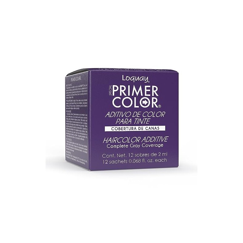 Aditivo Color Para Tinte Cobertura Canas Loquay 12 Sobres