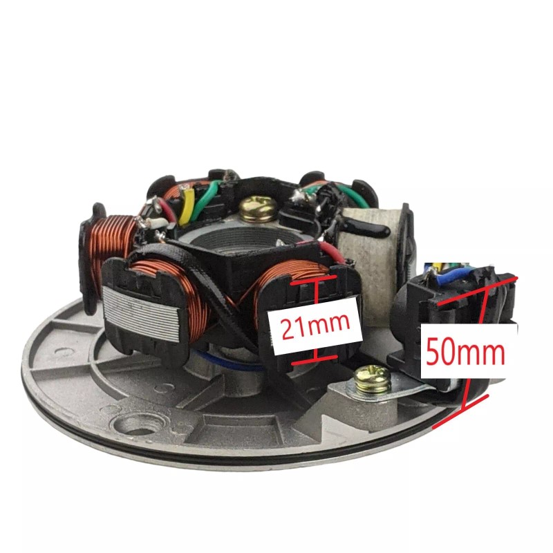 RedCap Magneto Stator W/ Light For 125cc 140cc Apollo Dirt