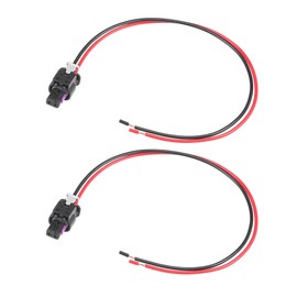 Hihaha Car Side Marker Connector Wiring Harness for Dodg Charger 2015-2022 / Indoor/Durable Plastic Material / Pack of 2 Black Red