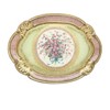 Weimar Massy Florence Flower Pink Oval Tray No. 1 /