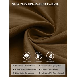 YOPUGEE Summer Plus Size Pajama Set Womens Loungewear Set 2 Piece Lightweight Short Sleeve Button Down Pjs Brown XXXL