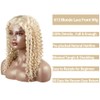 Creuost Real Hair Wig #613 Blonde Wig Human Hair 14