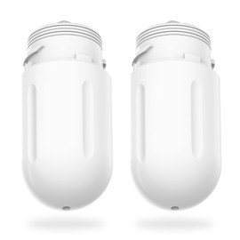 B0DK8YFJJK-Non-Threaded Version-2 PCS White Water Filter for Bidet Attachment (Installation method updated; please confirm your version to avoid incompatible filters)