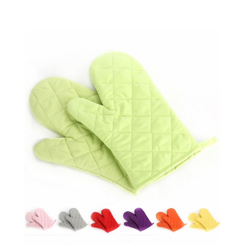 Oven Baking Gloves Thick Heat Resistant Insulation Heat Proof Cotton