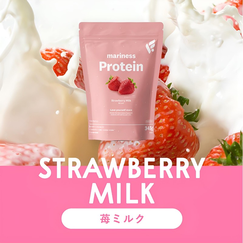 mariness マリネス プロテイン 約15回分 苺ミルク ソイ ダイエット 女性 置き換え ホエイ