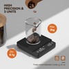 Mini Coffee Scale with Auto Timing, Rechargeable Espresso Scale with