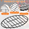 Nuogo 2 Pcs Roasting Rack Roasting Pan Approximately 12 x