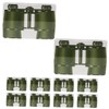KOMBIUDA 10pcs Cardboard Binoculars DIY Telescope for Nature Exploration Lightweight