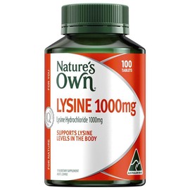 Natures Own Lysine 1000mg 100 Tablets