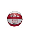 Wilson Mini-Basketball, Team Retro Model, ATLANTA HAWKS, Outdoor, Rubber, Size: