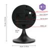 Lafocuse Metal Alarm Clock Black Classic Alarm Clock Silent No