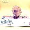 PinesFamily S04-3D Pop up Ferris Wheel Greeting Card