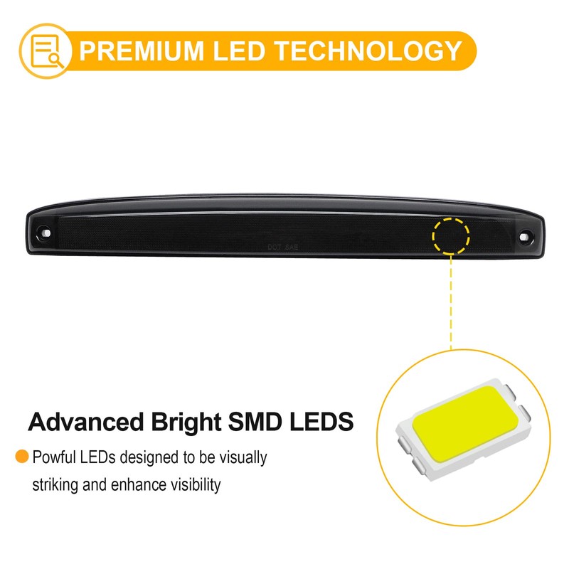 R&F Auto LED Rear Tailgate Light Compatible with 2003 2004