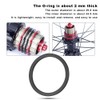 QANYEGN 15Pcs Aluminum Alloy Bicycle Washer, Bicycle Bottom Bracket Spacer,