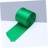 TEHAUX 1Roll Double Sided Satin Ribbon Green for Wedding Decorations