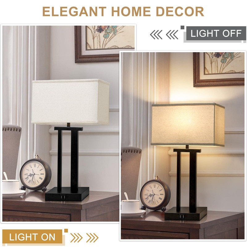 Rectangle Lamp Shades Set of 2, 16"L x 8"W x