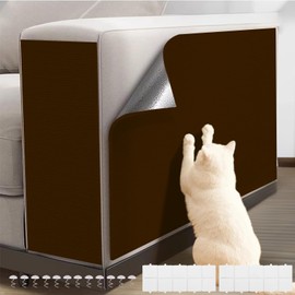 Self-Adhesive Cat Scratching Mat - Durable Couch Protector for Furniture, No Residue, Customizable, Safe for Cats, Easy Installation, Protects Sofas and Chairs