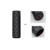 Hexagon Pattern Black Non-Slip Bike Handle Bar Grips, Designed to