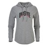 boxercraft Women's Ohio State Buckeyes Dream Fleece Pullover Hoodie, Oxford