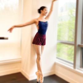 Tacherlia Pantaloncini da danza a vita alta, pantaloncini sportivi elastici, Nero , M corto