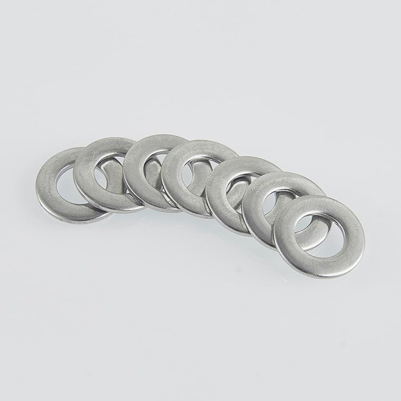 Hex Lock Nuts 20pcs M3 to M10 with Flat Washers