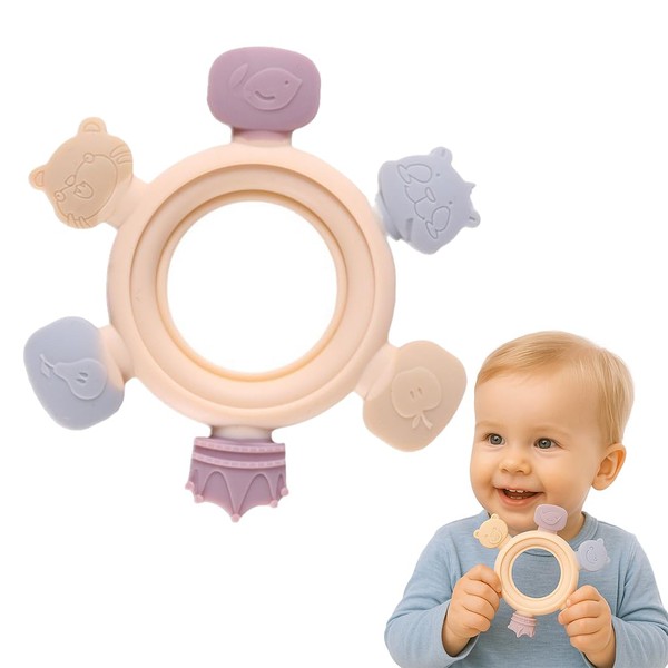 BeißRing Baby Beissring Baby Handgehaltenes Kauspielzeugarmband