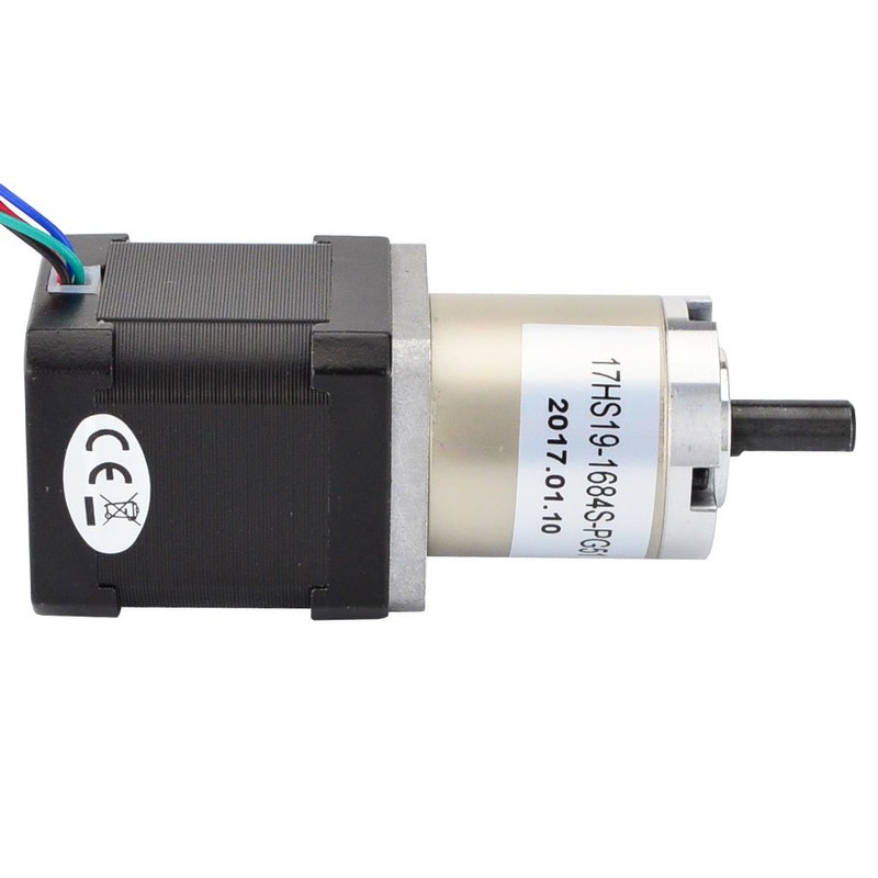 STEPPERONLINE 51:1 Planetary Gearbox High Torque Nema 17 Stepper Motor