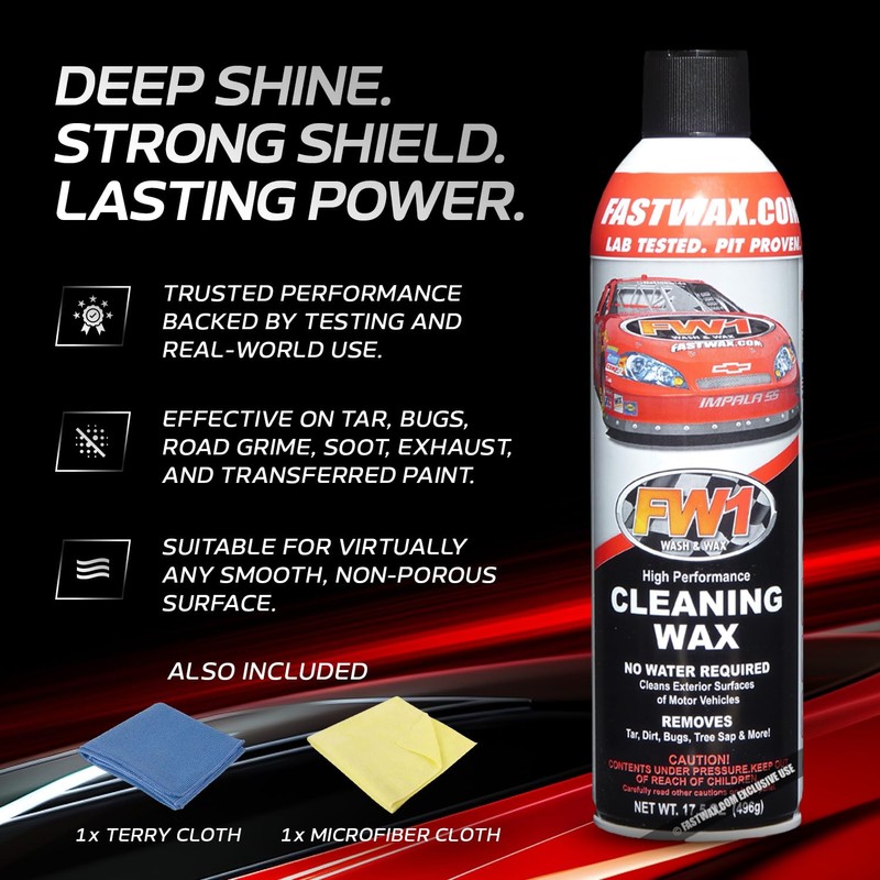 FW1 6 Pack, A High Performance Car Wax Polish |