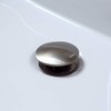 Luxier DS01-TB 1-5/8 in. Brass Bathroom and Vessel Sink Push