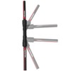 Bike Folding Handlebar, Aluminium Alloy Foldable Bike Handlebar, 31.8mm*560mm Handlebar