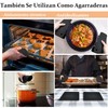 Ausein Salvamanteles de 4 Piezas, Salvamanteles de Silicona Antideslizantes, Multiusos,