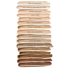 Mom's Secret 100% Natural Liquid Foundation, Organic, Vegan, Aloe Based, Natural Sun Protection, Gluten Free, Cruelty Free, Made in the USA, 1FL Oz. (Cork)