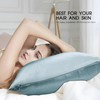 SILKTALE 100% Mulberry Silk Pillowcase with Zipper for Hair and