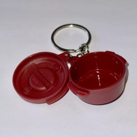 Tupperware Pressure Cooker Keychain, Pill Case, Tiny Treasure Holder, Etc. New