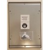 Elevator Certificate Frame 5 .63 x 8.63 Stainless Steel