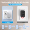 3 Outlet Wall Adapter,Multi Plug Wall Outlet Extender,3 Prong Plug